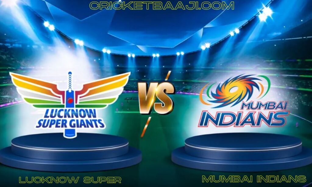 Mumbai Indians vs Lucknow Super Giants Timeline