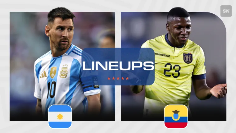Ecuador National Football Team vs Argentina National Football Team Lineups